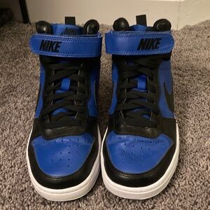 Nike Kids Black and Blue Sneakers